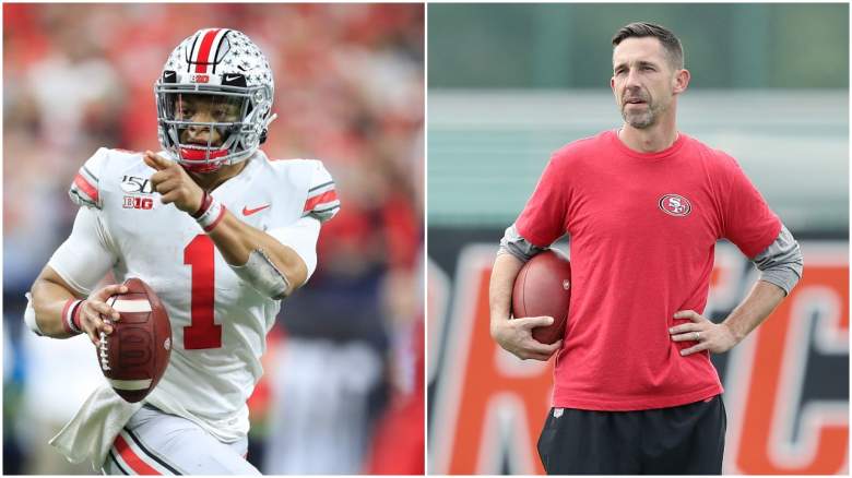 Justin Fields and Kyle Shanahan