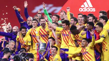Dembele Trolled By Pique After Barcelona’s Copa del Rey Final Win