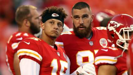 Patrick Mahomes & Travis Kelce Clap Back at UFC Star’s Bizarre Challenge