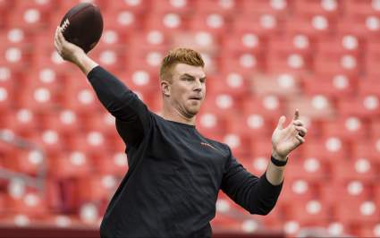 Bears’ Andy Dalton Has Blunt Response to Justin Fields Hype