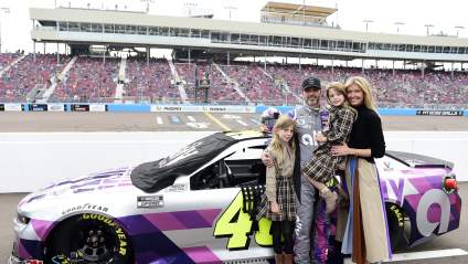 7x NASCAR Champion Jimmie Johnson Celebrates ‘Stuff Dreams Are Made Of’ [LOOK]