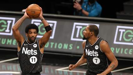 Kyrie Irving In Awe of Kevin Durant as Nets Blowout Suns [WATCH]
