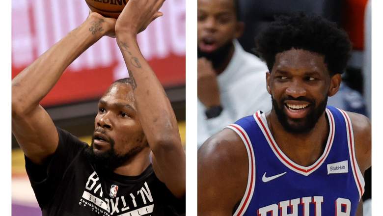 Kevin Durant and Joel Embiid