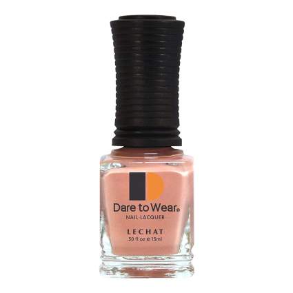 Peachy nude bottle of nail polish