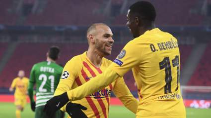 Barcelona Boss Offers Injury Updates on Dembele and Braithwaite