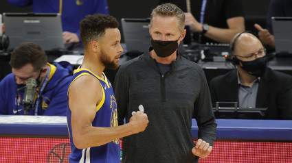Steph Curry Physically Restrained From Chasing History in Warriors Win