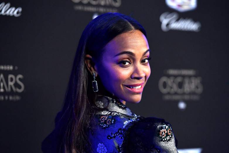 Zoe Saldana attends Cadillac Celebrates The 92nd Annual Academy Awards at Chateau Marmont on February 06, 2020 in Los Angeles, California.