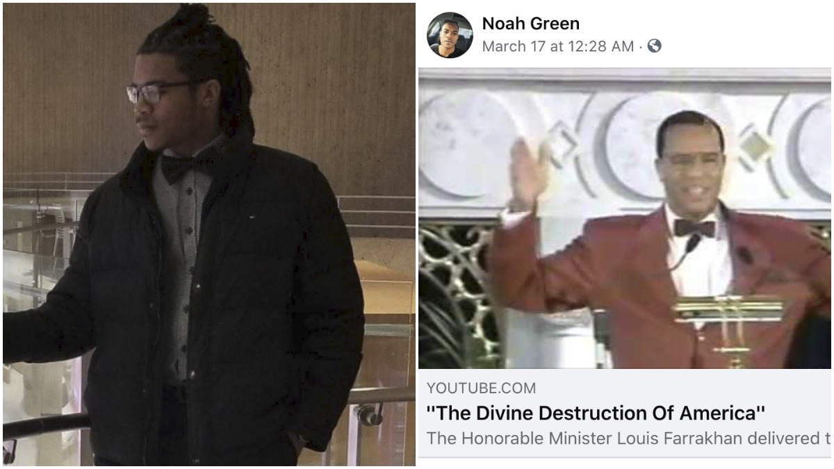 Noah Green Facebook Posts Show Nation of Islam Ideology | Heavy.com