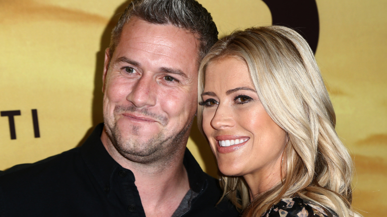 'Flip or Flop' host Christina El Moussa with ex-husband Ant Anstead at a screening of Discovery's 'Serengeti.'