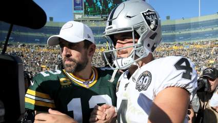 Raiders QB Could Be Key to Potential Aaron Rodgers Trade, Says Insider