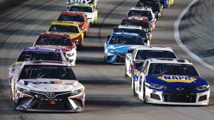 Incredible Battles Between Top Drivers Highlight Cup Race at Kansas