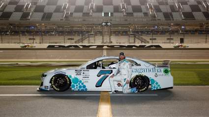 Corey LaJoie Dons Classic Firesuit for Throwback Weekend Photo [LOOK]