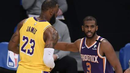Lakers’ LeBron James Sends Message to Chris Paul After Finals Win