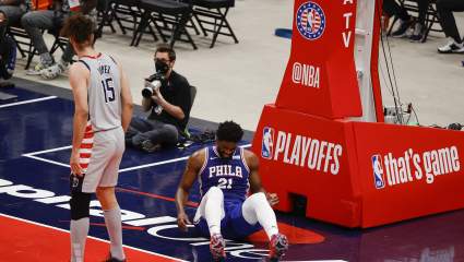 Sixers’ Joel Embiid Ruled out for Remainder of Game 4 vs. Wizards: Report