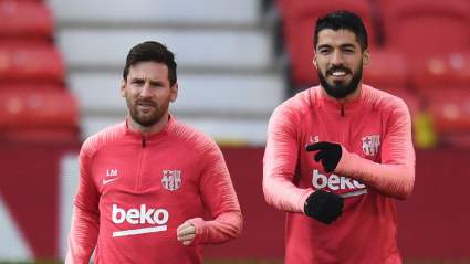 Suarez Pokes Fun at Messi Ahead of Barcelona-Atletico Clash
