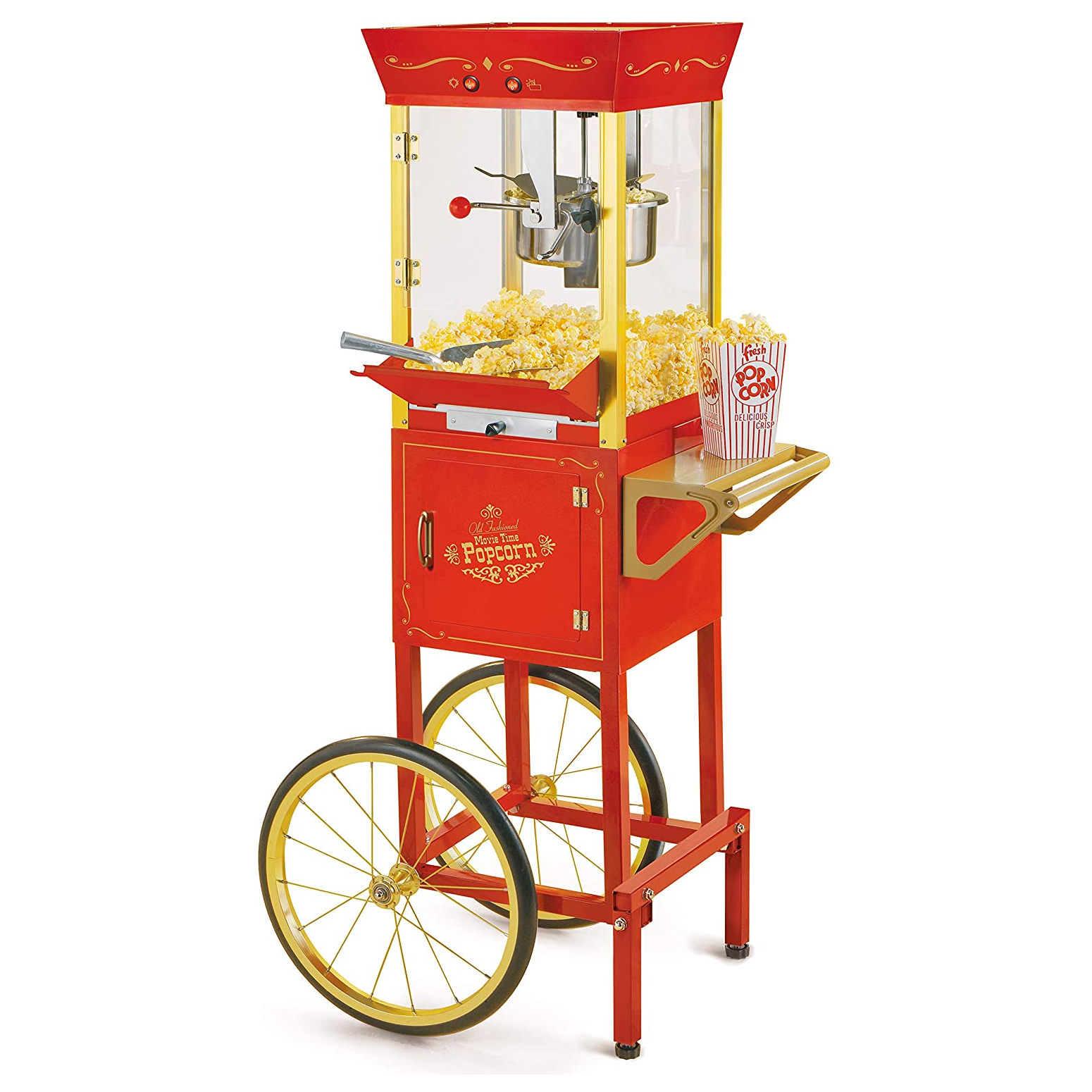 nostalgia vintage popcorn cart