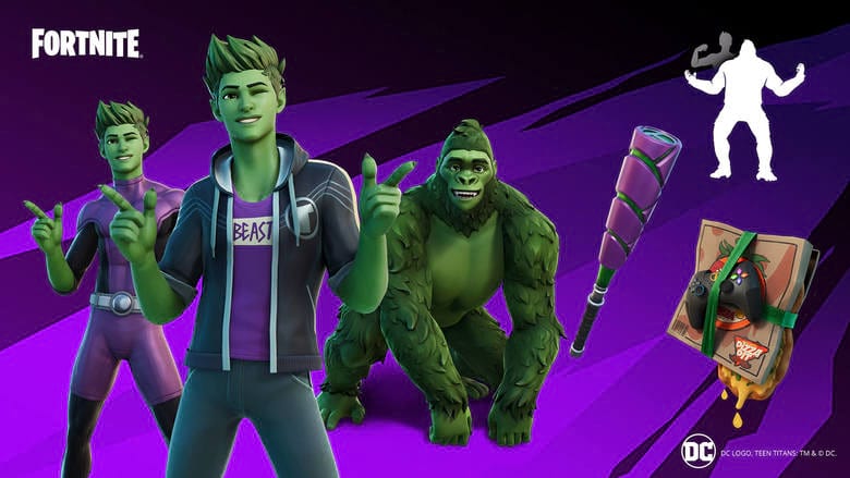 fortnite beast boy skin free