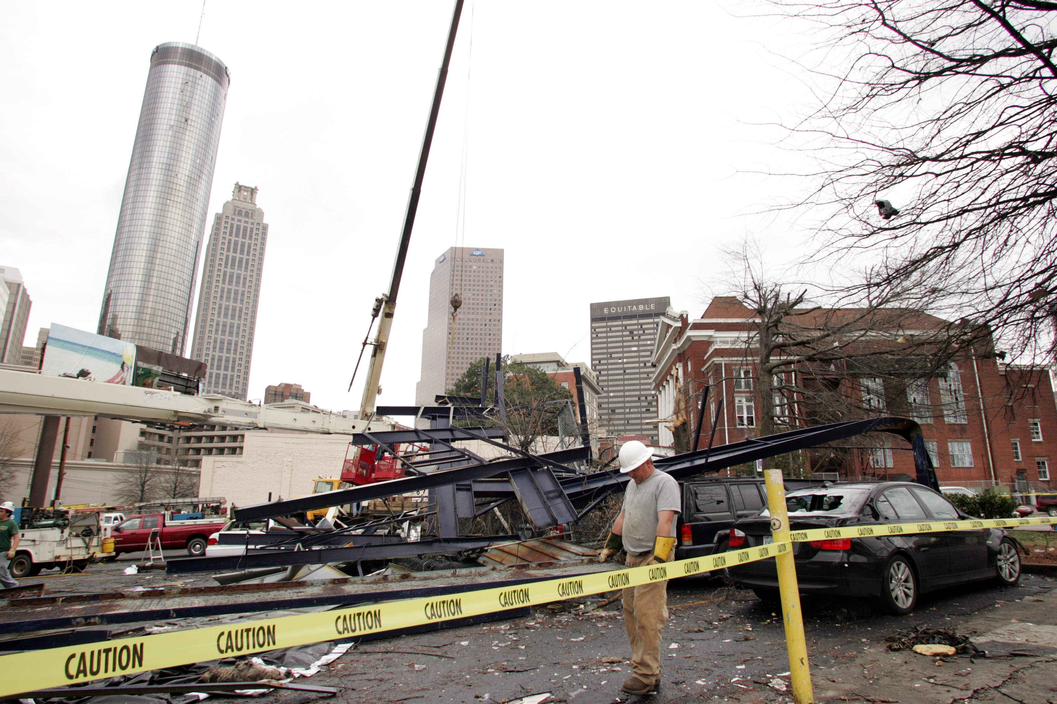 Tornado Touchdown in Atlanta Storm Photo & Video