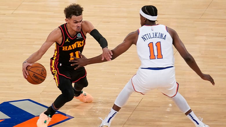 trae young shush knicks