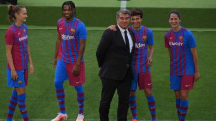 Barcelona Unveil Unusual New Home Kit For 2021-22 [LOOK]