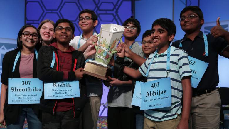 The winners of the 2019 Scripps National Spelling Bee