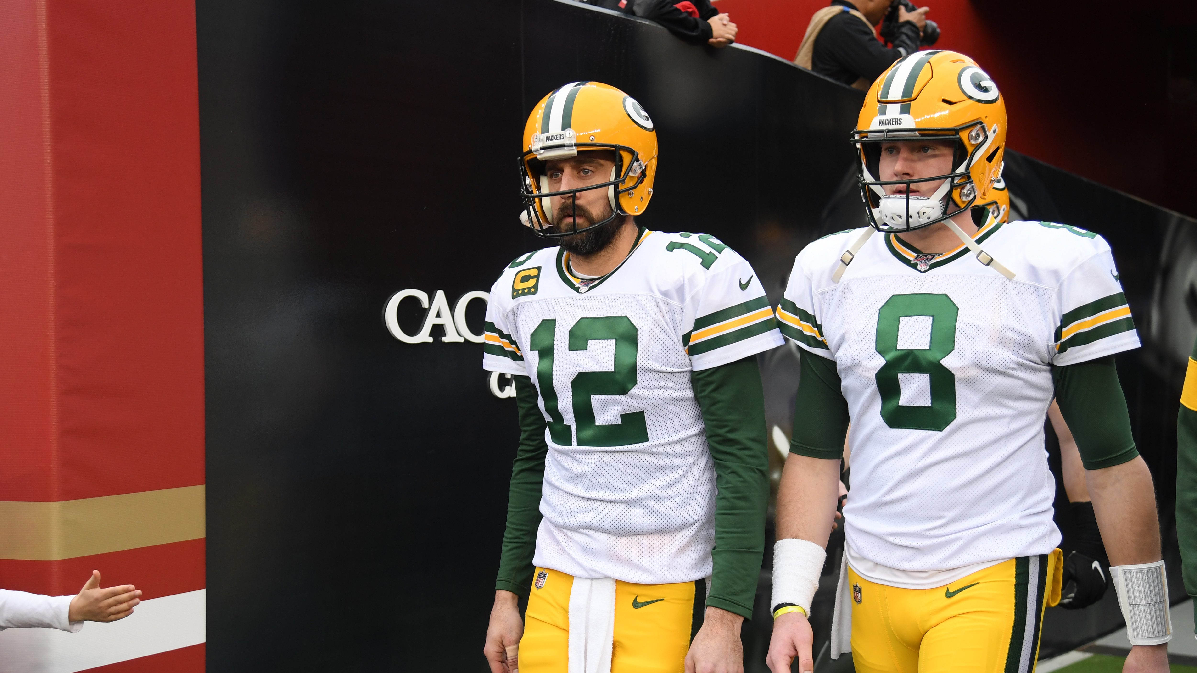 Detroit Lions' Jamaal Williams loves ex-teammate Aaron Rodgers, but 'just  stay out a minute'