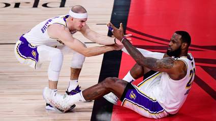 Lakers’ LeBron James Reacts to Alex Caruso Arrest News