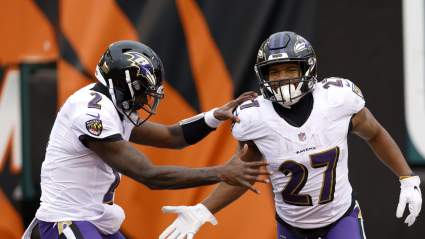 J.K. Dobbins Makes Amazing Catch During Ravens Minicamp