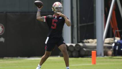 49ers’ Kyle Shanahan Sings High Praise for Trey Lance Post OTAs