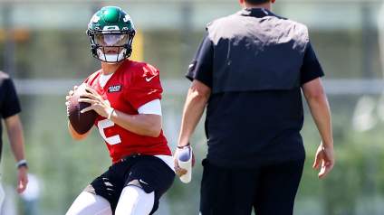 Robert Saleh Isn’t Worried About Zach Wilson Absence at Jets Camp