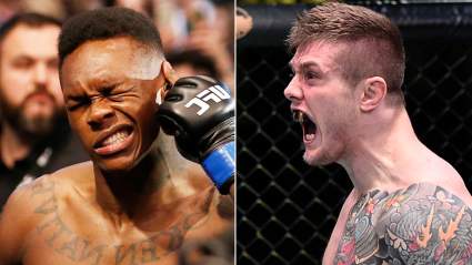 Israel Adesanya and Marvin Vettori Curse Each Other Out [WATCH]