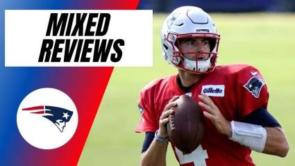 Patriots Inconsistent Young QB Regresses at Practice