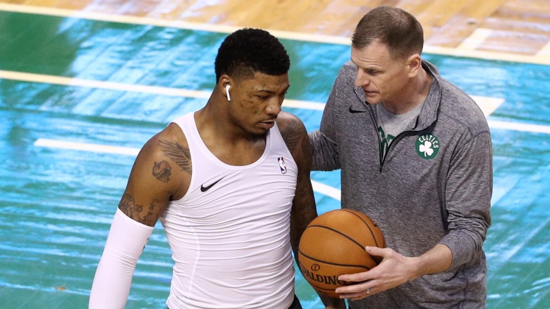 Marcus Smart Jay Larranaga Celtics