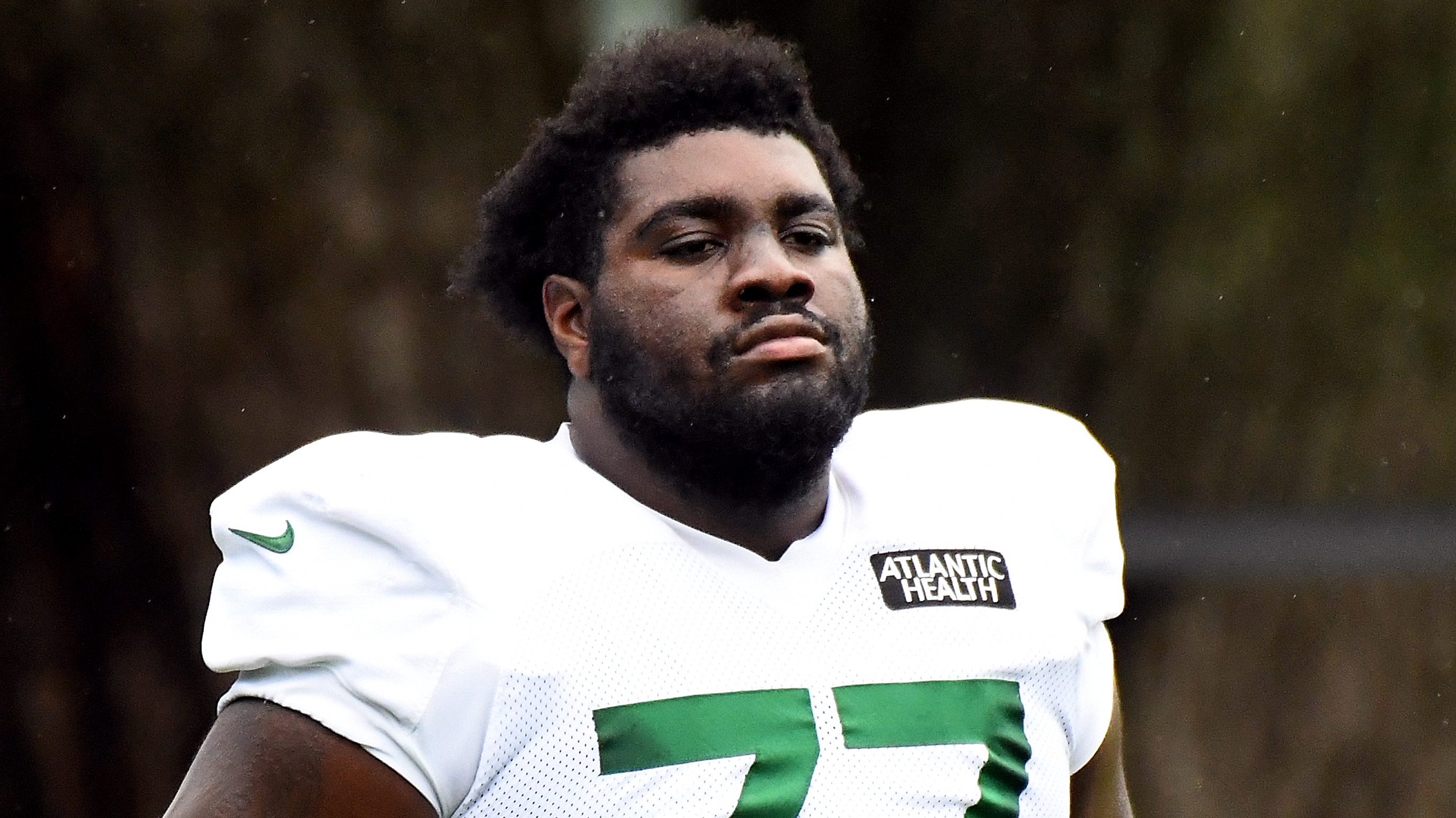 Jets' Robert Saleh: Mekhi Becton missed practice due to illness