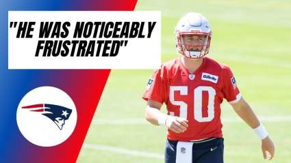 Mac Jones ‘Noticeably Frustrated’ On Last Day of Camp