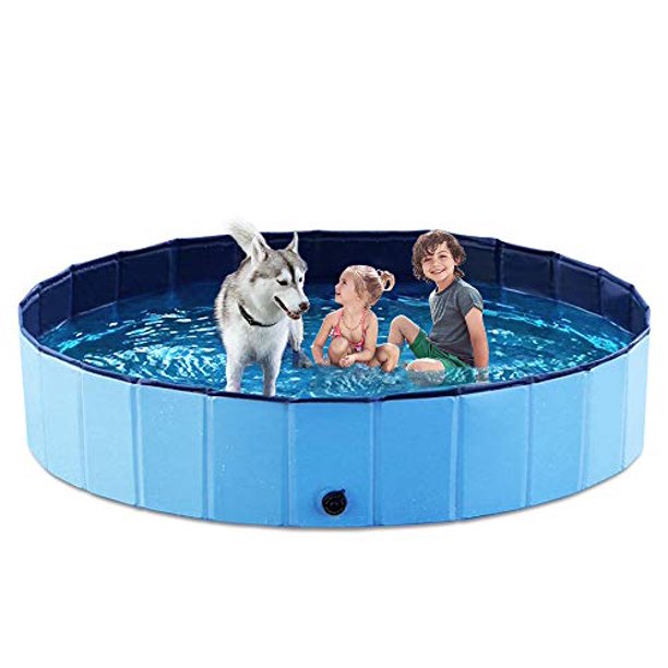 Profi Faltbarer Hundepool Doggy Pool Kinder Swimmingpool Hundebad Ø80/120/160 cm 