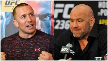 Georges St-Pierre Sides With Superstar Against Dana White