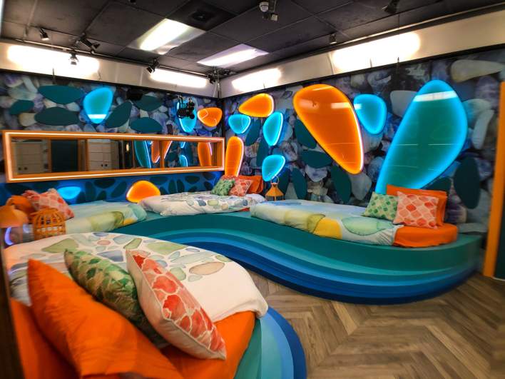 The 'Sea Glass Room' in the 'Big Brother 23' house