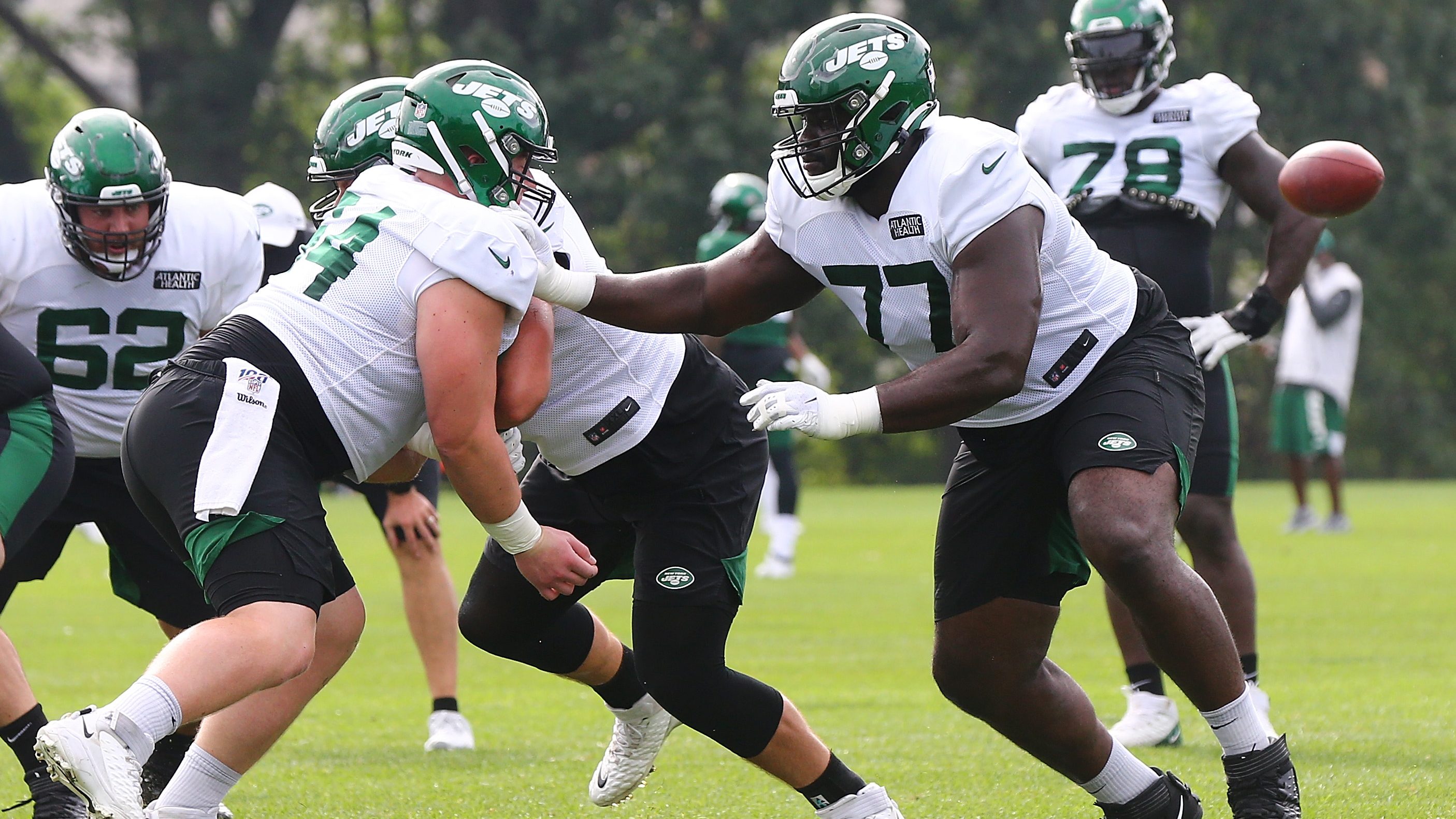 Dunleavy] #Jets are planning to give Mekhi Becton reps at right tackle  beginning Thursday. Thats his quickest possible path to starting “He can do  it. It's just a matter of being available.