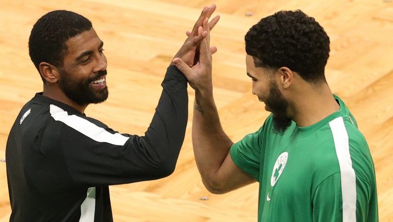 Jayson Tatum sounds off on Kyrie Irving haters