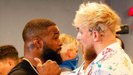 Jake Paul & Tyron Woodley Make Wild Tattoo Bet [WATCH]