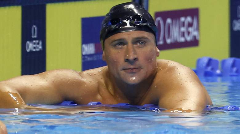 Ryan Lochte reacts after competing in the Men's 200m individual medley final during Day Six of the 2021 U.S. Olympic Team Swimming Trials