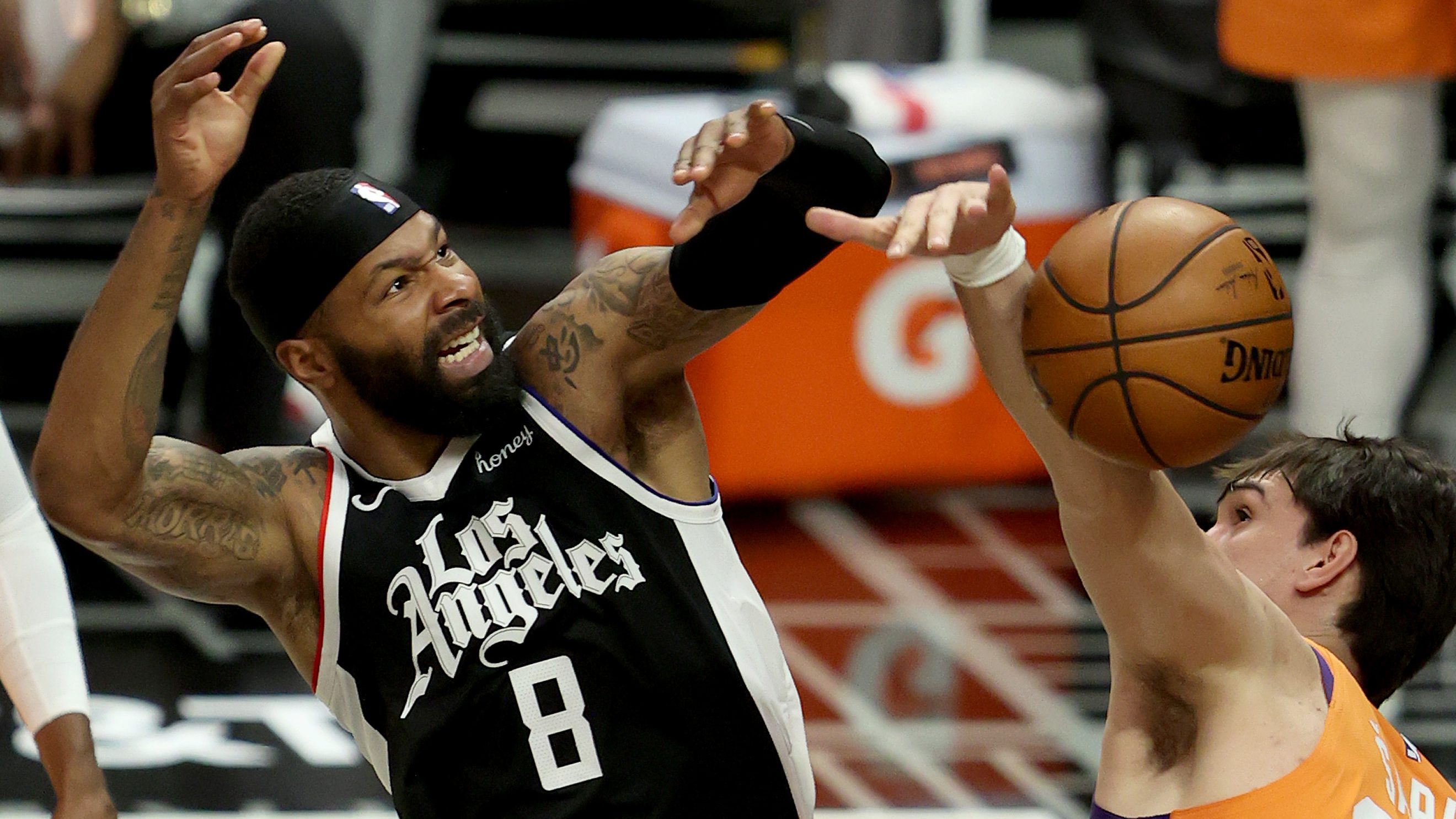 LA Clippers forward Marcus Morris didn't want to get his Kansas