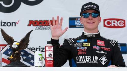 Sliding Wreck Drops John Hunter Nemechek to the Rear at Knoxville