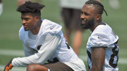Browns Wide Receiver Sidelined at Camp With Ankle Injury