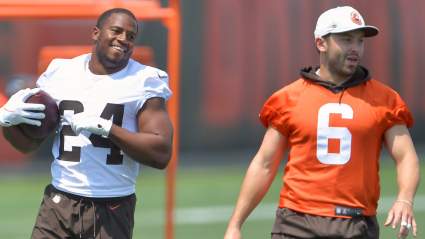 Browns QB Baker Mayfield Reacts to Nick Chubb’s Extension