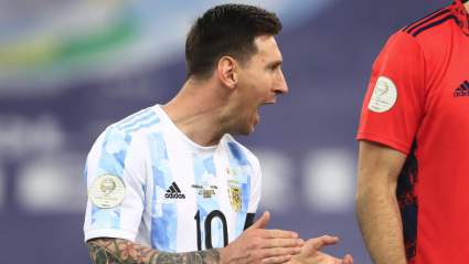 Messi Surprises Fans With Brutal Tackle In Copa America Final [WATCH]