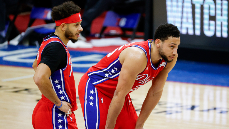 Ben Simmons Seth Curry Sixers