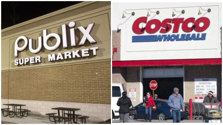 Publix and Costco on Labor Day