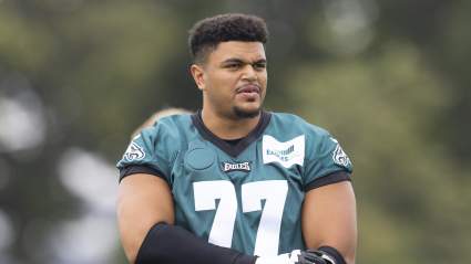 Eagles WR Carted Off Field, LT Battle Takes Brutal Turn